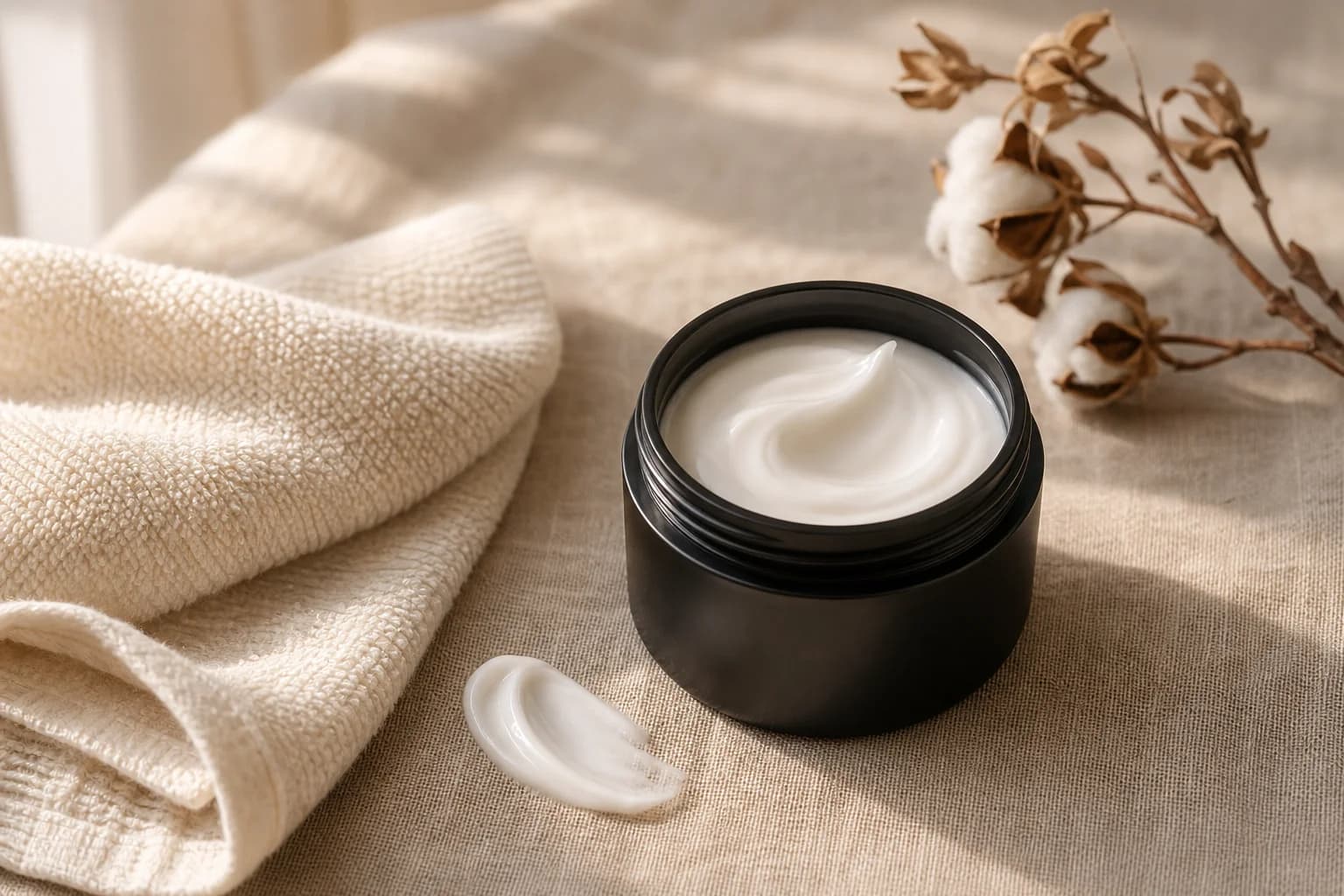 Aplicação do creme Zero Estrias Plus na pele